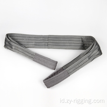 Grey Polyester Pe Tow Rope Sling Anyaman Datar